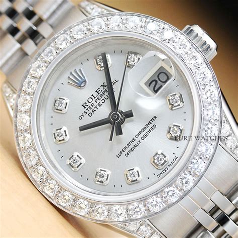 white rolex women's watch|Rolex white face datejust.